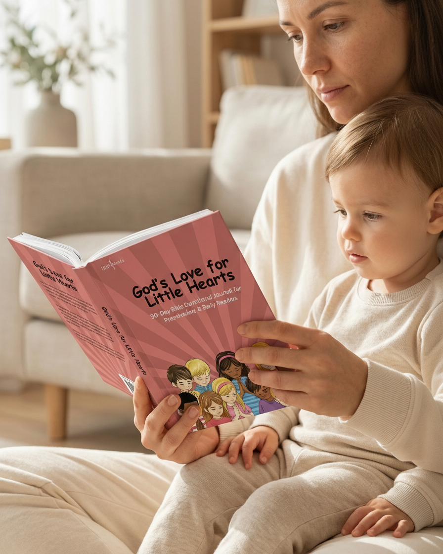 Best Devotional for Preschoolers: God’s Love for Little Hearts – A 30-Day Bible Devotional Journal for Kids